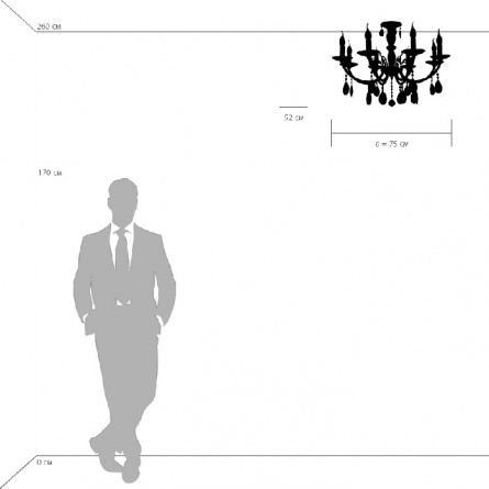 Подвесная люстра STREGARO 694082 фото 4