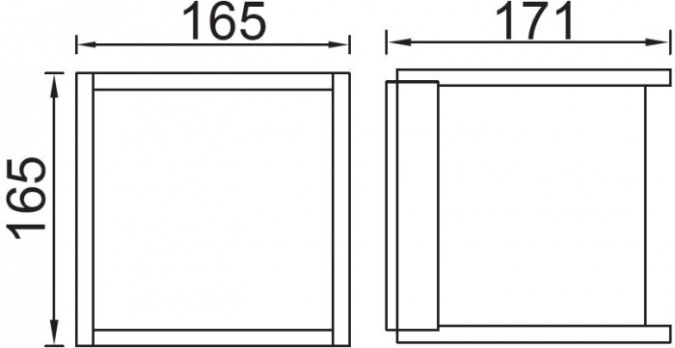 Настенный светильник уличный GEOMETRY 1846 Gr фото 3