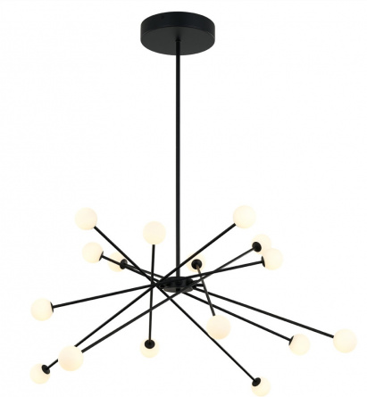 Подвесная люстра MD19001025 MD19001025-16A black фото 1